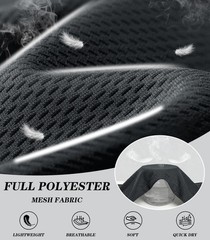 Mens Lightweight Sweatpants Loose Fit Open Bottom Mesh Athletic Pants Pockets