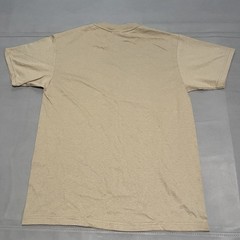 VTG Y2K Hanes Heavyweight 50/50 Blank T-Shirt NOS Light Brown Earthtone Minimal-