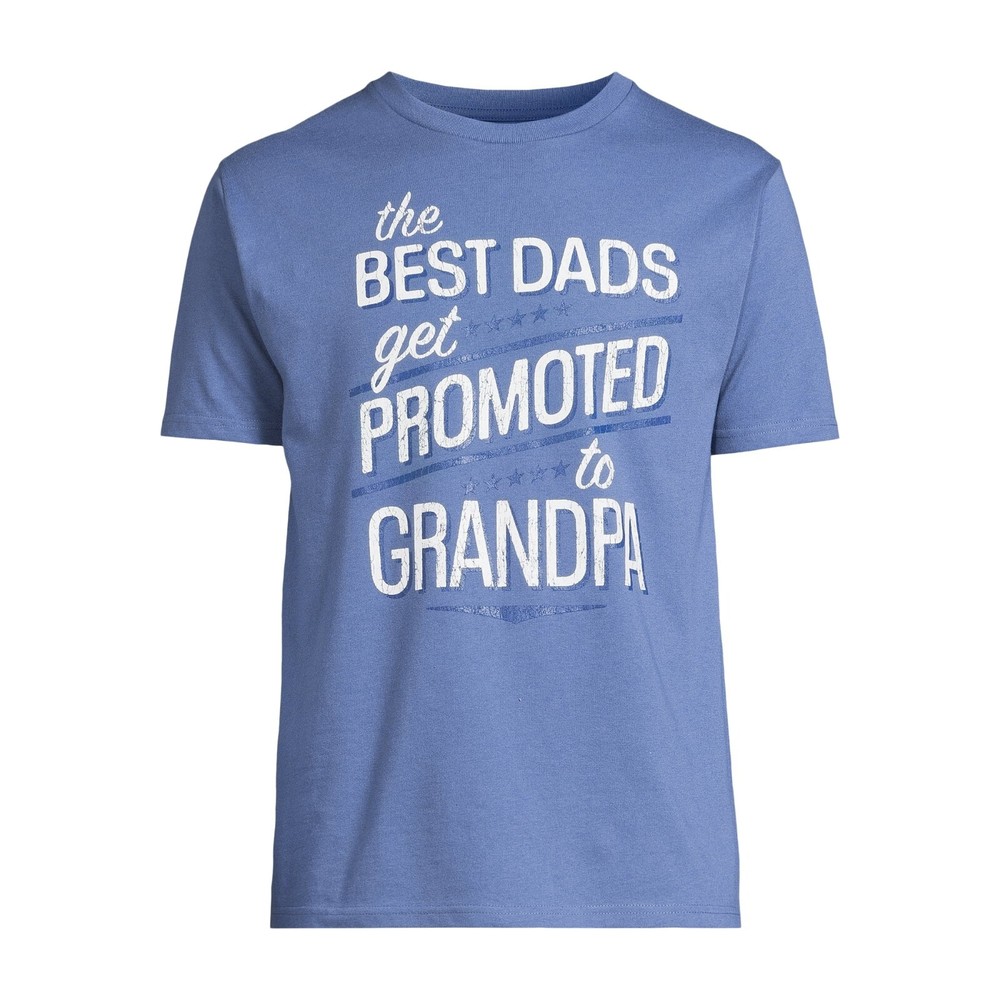 Way To Celebrate Father’s Day Dad Upgrade Graphic Tee Blue 2XL (50-52)
