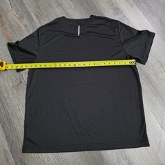 Athletic Works Men XL Black DriWorks Performance T-Shirt Short Sleeve Activewear