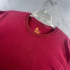 Carhartt T-Shirt Mens XL Red Long Sleeve Graphic Logo Original Fit K231