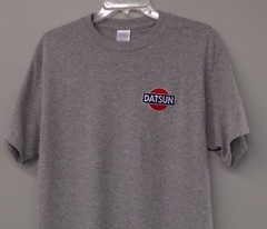 DATSUN Old Logo Embroidered Adult T-Shirt S-6XL, LT-4XLT Nissan New