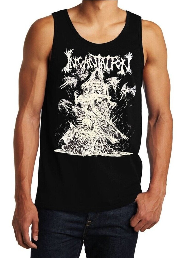 Incantation N Rock Band Black Tank Top Men’s Sizes