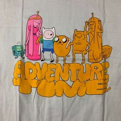 NEW Adventure Time Men Sz M Shirt Jake The Dog Finn Princess Bubblegum Mint Blue