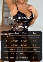 Women’s Sexy Lingerie Set with Garter Belt Lace Bodysuit Teddy Baby Dolls Pan…