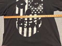 Misfits Band T-Shirt Men’s 2XL Black Fiend Skull American Flag Short Sleeve Tee
