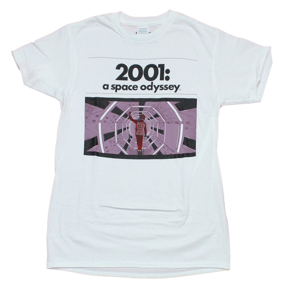 2001 A Space Odyssey Adult New T-Shirt – Space Station Hallway Shot
