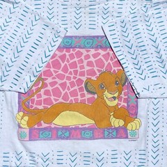 Vintage 90s Disney The Lion King Simba All Over Print Shirt Adult Single Stitch