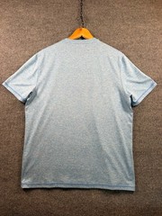 Flag & Anthem MadeFlex Henley T-Shirt Blue Sz M Stretch Moisture Wicking Stretch