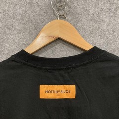 Louis Vuitton Shirt T-Shirt Mens M Black Logo Graphic Cotton Streetwear Summer