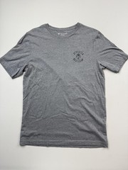 Travis Mathew Shirt Mens Medium Gray California Palm Tree Graphic Tee Tagless