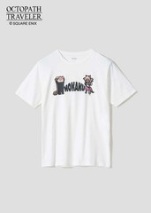 [Graniph]Bravely Default / Octopath Traveler HOKAKU | White T-shirt Sizes SS-XXL