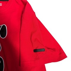 BKYS Men’s Small Shirt Red Lucky Charm Teddy Bear Graphic Streetwear Urban