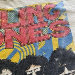 Rolling Stones Steel Wheels 1989 Shea Stadium Concert T Shirt Single Stitch USA