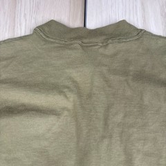 Russell Athletic Mens Khaki Green High Cotton Long Sleeve Graphic T-Shirt 2XL