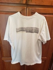 Vtg Cashing In Tapped OUT Distressed Art Alternative Grunge Band T Shirt XL