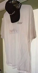 Valspar Lowes MVP White XXL T shirt Gildan Dry 50/50 cotton, poly & Black Hat