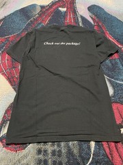 Vintage Y2K Huge Brands Black Spell Out Shirt Men’s M Funny Innuendo Crude Black