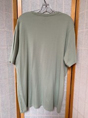 ALFANI Men’s Size XL Green S. Sleeve Dress T-Shirt-100% Pima Cotton