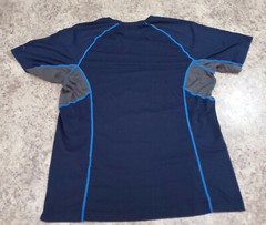 Columbia Shirt Men M Short Sleeve Blue Fishing Beach Outdoor OmniZero Microfiber