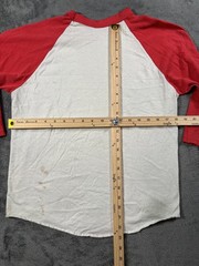 Vintage Augusta Raglan Shirt Sportswear Mens Medium Red 3/4 Sleeve 70s USA
