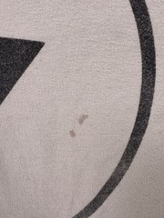 Lucky Brand AC/DC White T-Shirt Vintage Distressed Look Size XL