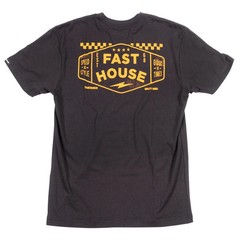 Fasthouse Station Tee Black Adult Logo Short Sleeve T-shirt Large 100012-00-10