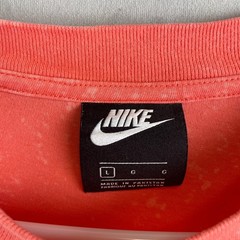 Nike JDI Just Do It Graphic T Shirt Coral Mineral Wash Oversized Distressed L