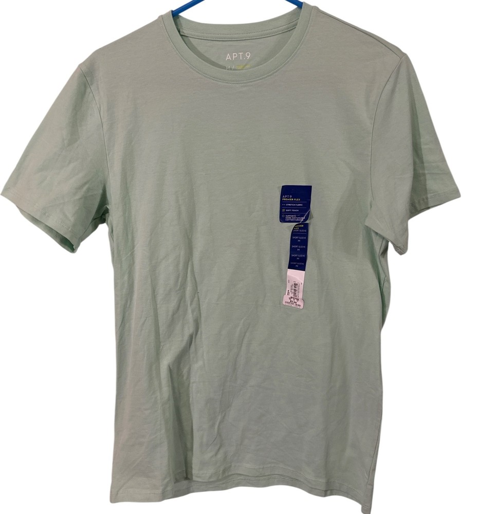 Apt. 9 Premier Flex crew neck t-shirt light green medium NWT