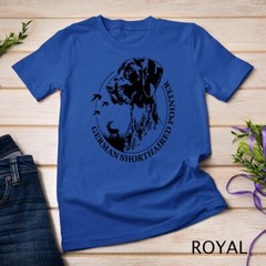 Funny Proud German Shorthaired Pointer hunting dog portrait Unisex T-shirt