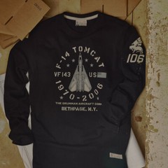 Red Canoe Grumman F-14 Tomcat Long Sleeve T-Shirt