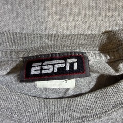 Vintage Y2K ESPN SportsCenter Gray Graphic T-Shirt
