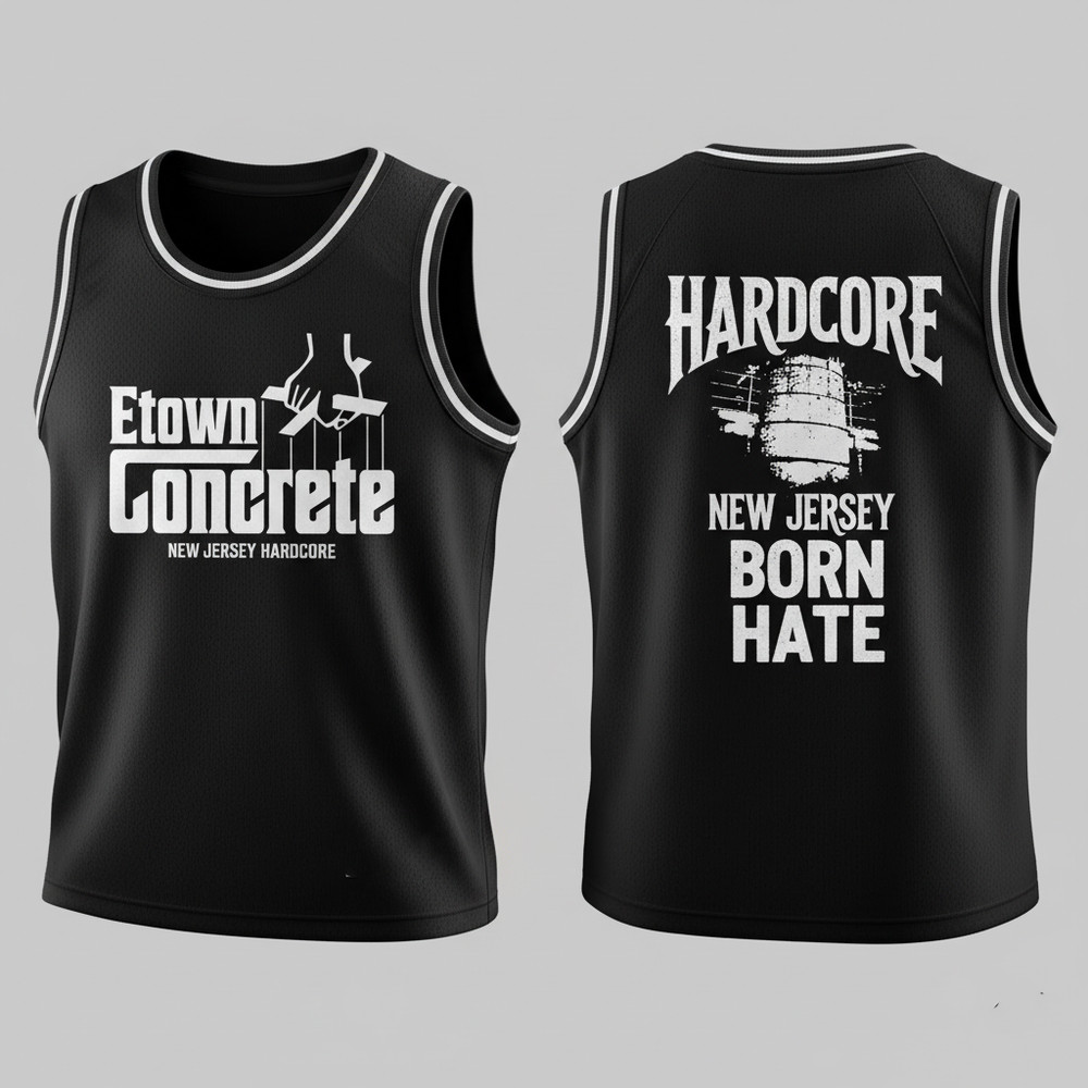 New E. Town Concrete Basketball Jersey All Size S-5XL FMNNG522
