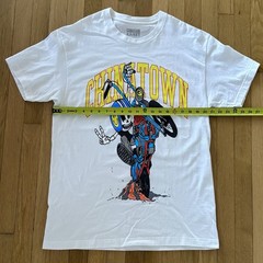 Chinatown Market Rally Tee Mens Large Skeleton Motorcycle Graphic Print