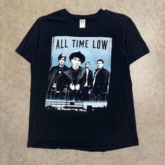 2014 All Time Low T-shirt Pop Punk Black Band tee Mens Large