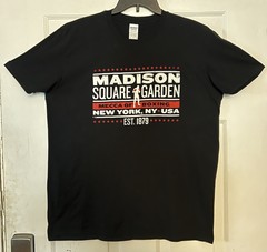 Madison Square Garden Mecca of Boxing Black T-Shirt Men’s Size XL MSG New York