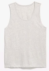 NWT Men’s Old Navy Scoop Neck Tank Top Size XL Heather Gray