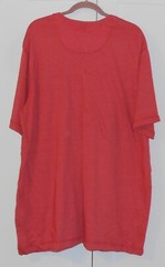 MEN’S BASIC EDITIONS ORANGE V-NECK LAYERED LOOK S/S TEE – SIZE 2XLARGE BIG & TAL