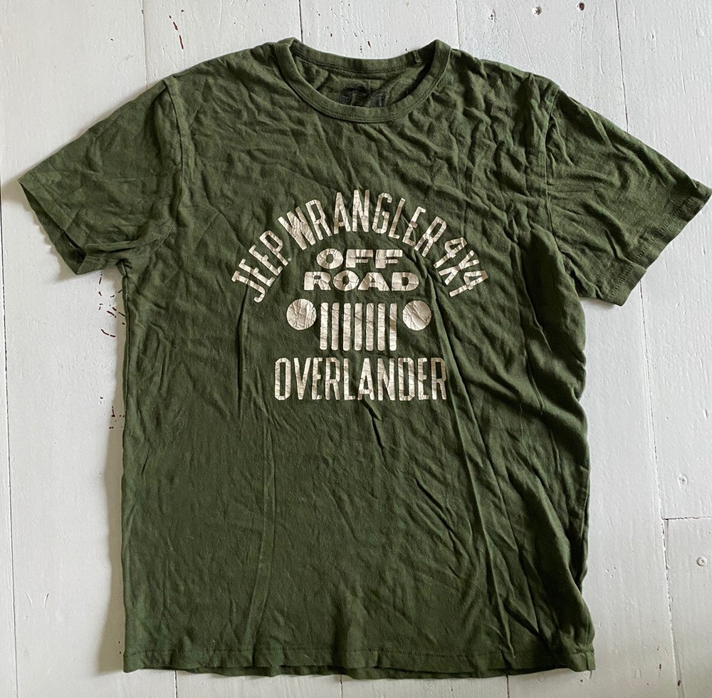 JEEP WRANGLER OFF ROAD Over lander by LUCKY BRAND Men’s Shirt Medium Green