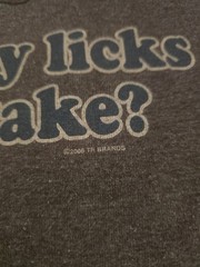 Vintage Ringer OWL How Many Licks Tootsie Pop T-Shirt Size Med Retro