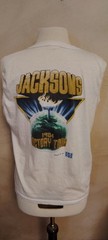 The Jacksons 1984 Victory Tour White Graphic Sleeveless Tank T-Shirt Men M