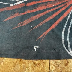 Vintage 90s Batik Bleach Dye Art Single Stitch All Over Print Shirt Size XL