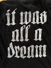 Biggie Smalls Notorious BIG Size Large the King of NY It Was All A Dream NWOT