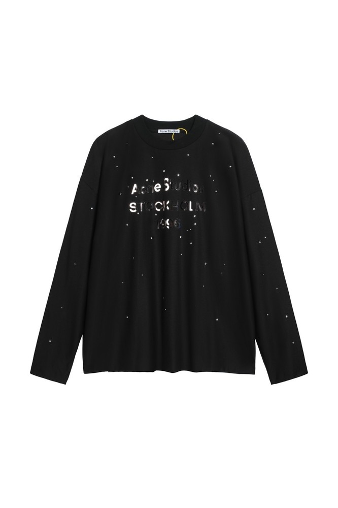 Acne Studios 1996 long-sleeved T-shirt S-M-L-XL BLACK