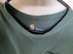 Carhartt K87 Heavyweight Cotton Pocket T-Shirt Men’s Size Large Hunter Green HTG