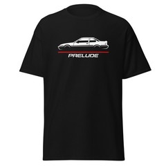 Honda Prelude 1990 Pop-Up Headlight 4WS Custom Graphic Tee T-Shirt Gift