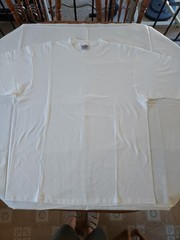 T Shirt By Pluma, White, Size XL, short Sleeve, 100% Cotton, New,