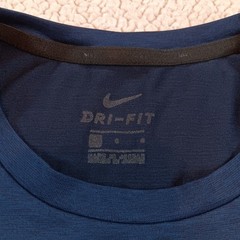 Nike Dri-FIT The Nike Tee Men’s L Blue Graphic Print Nike Swoosh T-Shirt