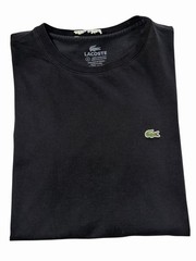 Lacoste Black Pima Cotton T-Shirt Men’s S Crew Neck Short Sleeve Logo Classic