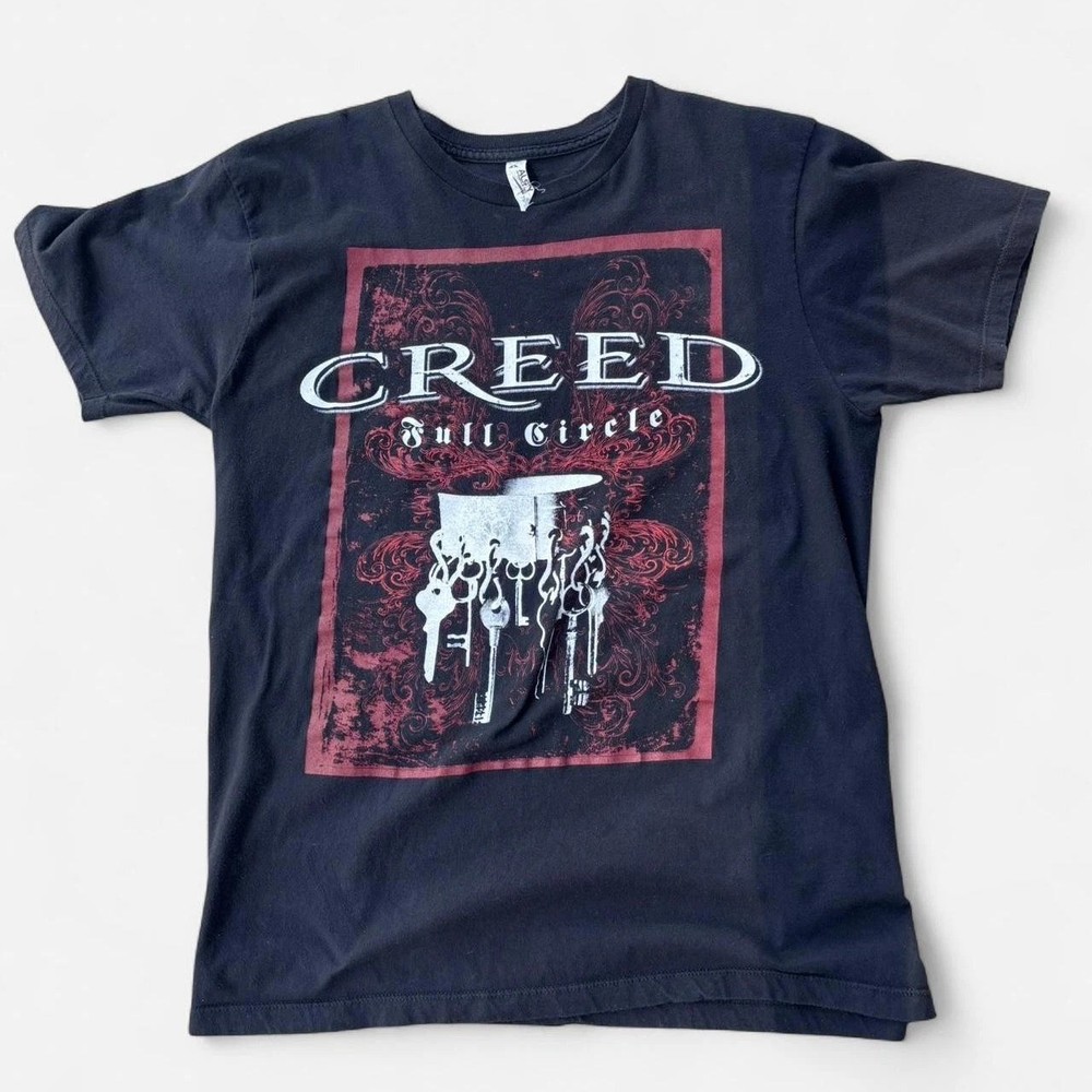 Creed Band Full Circle 2009 Gift For Fans Black S to 5XL Concert Shirt EM187